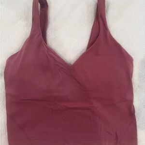 Lululemon Women's Mauve/Pink Tank Top Align
